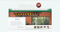 Desktop Screenshot of materassicarpanelli.com